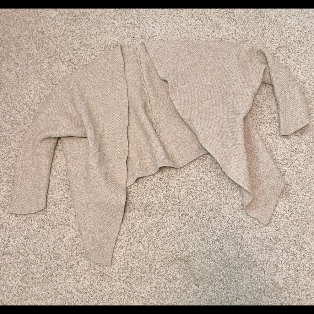 Italian Wool Cropped Cardigan - Size 0